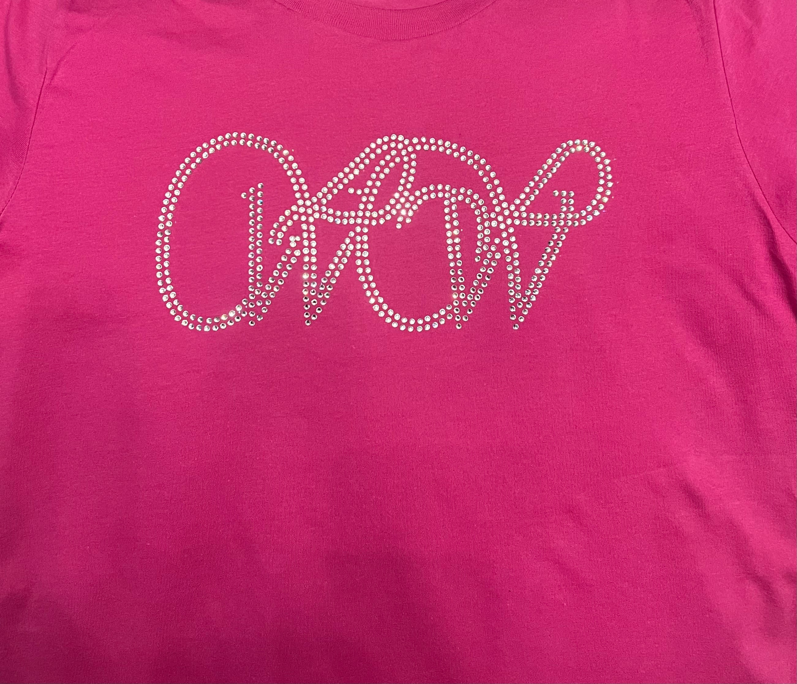Clear Crystal WOW logo - Berry Shirt