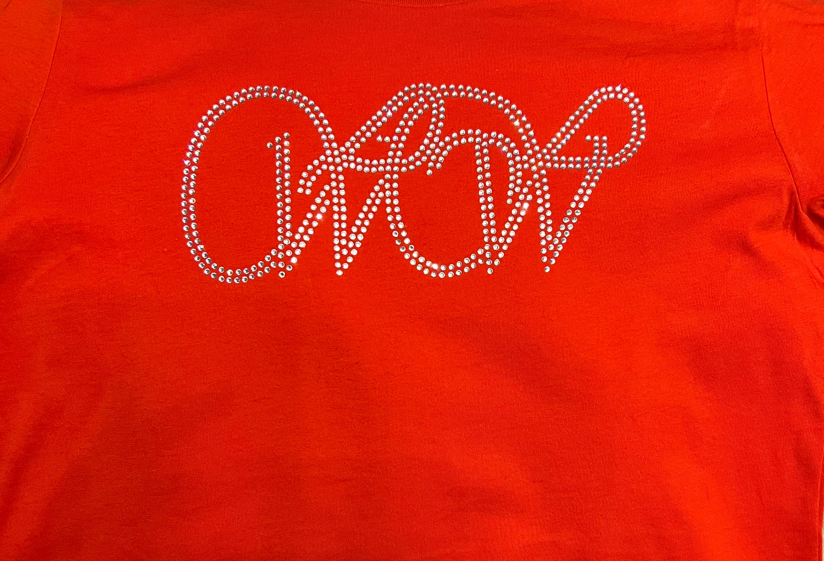Clear Crystal WOW logo - Poppy Shirt