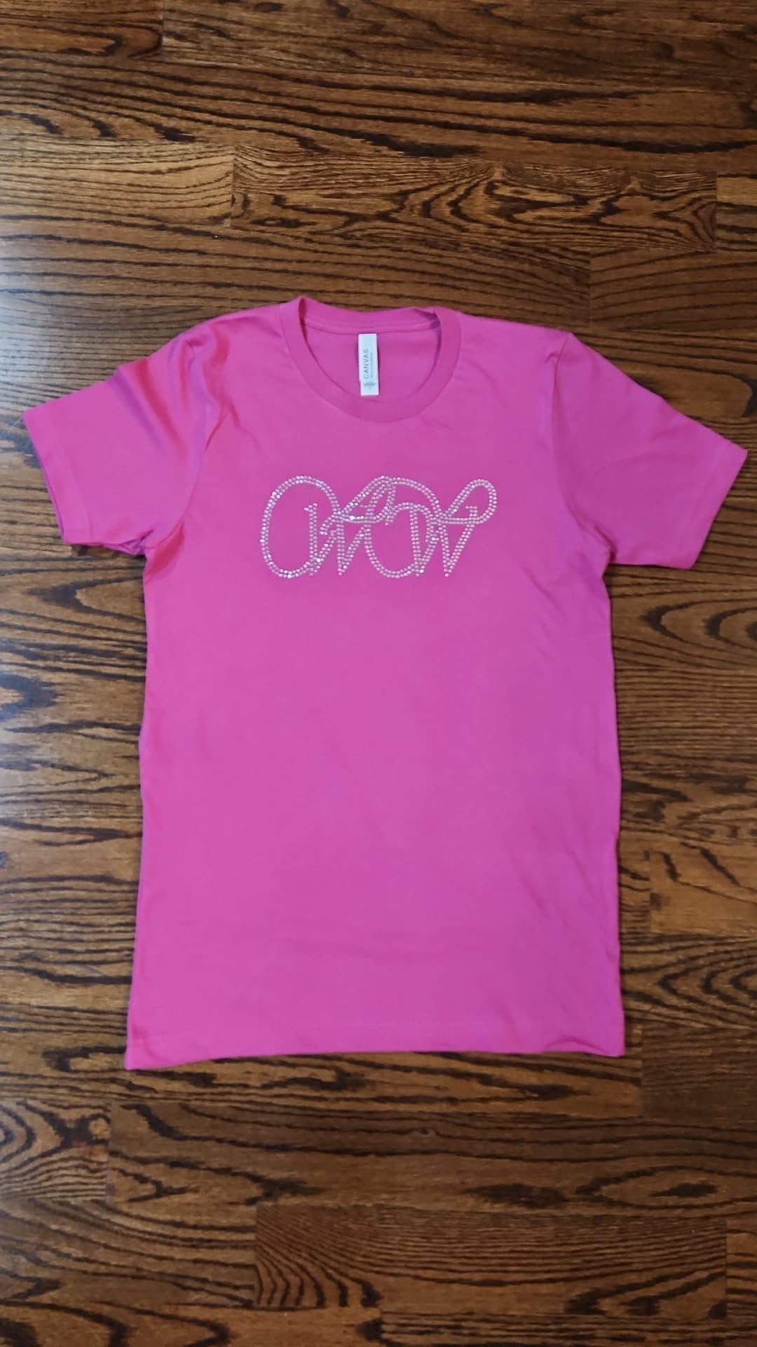 Clear Crystal WOW logo - Berry Shirt