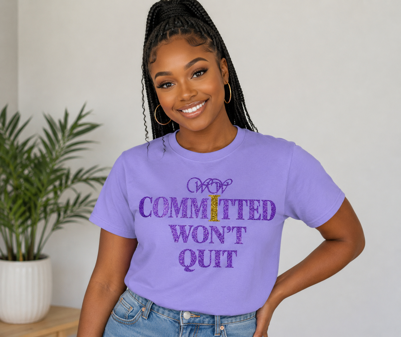 I Won’t Quit – Purple Glitter Edition